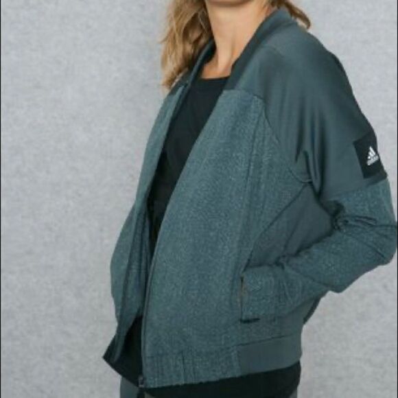 Adidas Mix Up Bomber Track Jacket - Picture 1 of 6